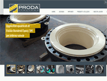 Tablet Screenshot of proda.com