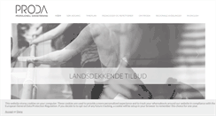 Desktop Screenshot of proda.no