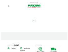 Tablet Screenshot of proda.it